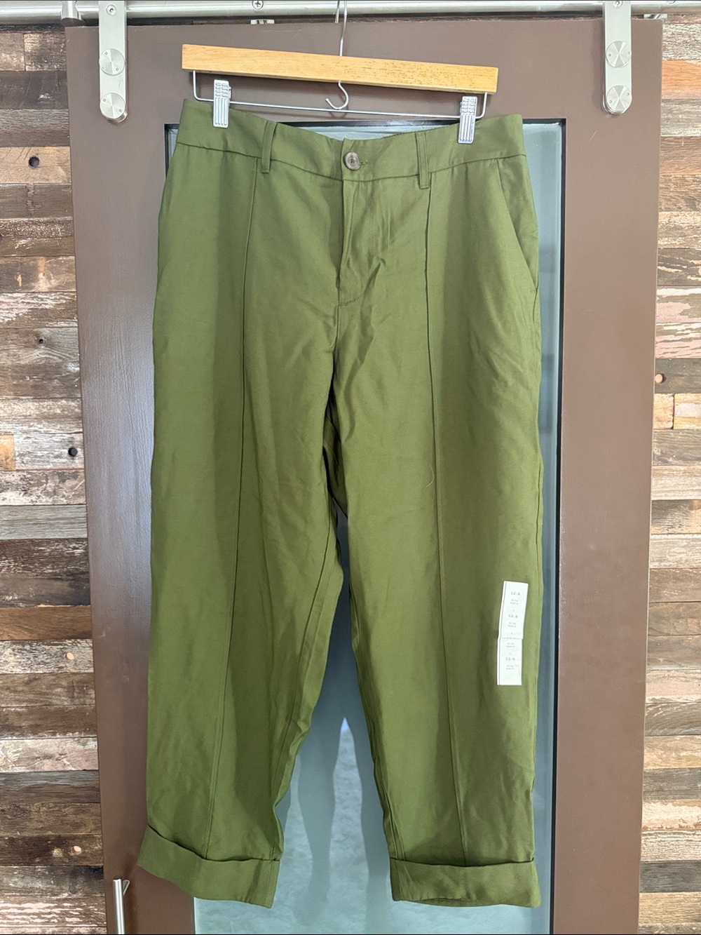 a new day Olive Green Straight-Leg Chinos